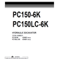 Manual de Operación y Mantenimiento Excavadora Hidraúlica Komatsu PC150-6K, PC150LC-6K - K34001