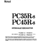 Manual de Operación y Mantenimiento Excavadora Hidraúlica Komatsu PC35R-8 - F20518, PC45R-8 - F20666