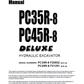Manual de Operación y Mantenimiento Excavadora Hidraúlica Komatsu PC35R-8 - F20932, PC45R-8 - F21251