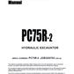 Manual de Operación y Mantenimiento Excavadora Hidraúlica Komatsu PC75R-2 - 22E5200763