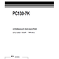 Manual de Operación y Mantenimiento Excavadora Hidraúlica Komatsu PC130-7K - 70001