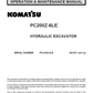 Manual de Operación y Mantenimiento Excavadora Komatsu PC200Z-6LE