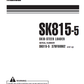 Manual de Operación y Mantenimiento Minicargador Komatsu SK815-5 - 37BF00902