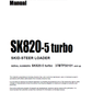 Manual de Operación y Mantenimiento Minicargador Komatsu SK820-5 Turbo - 37BTF50101