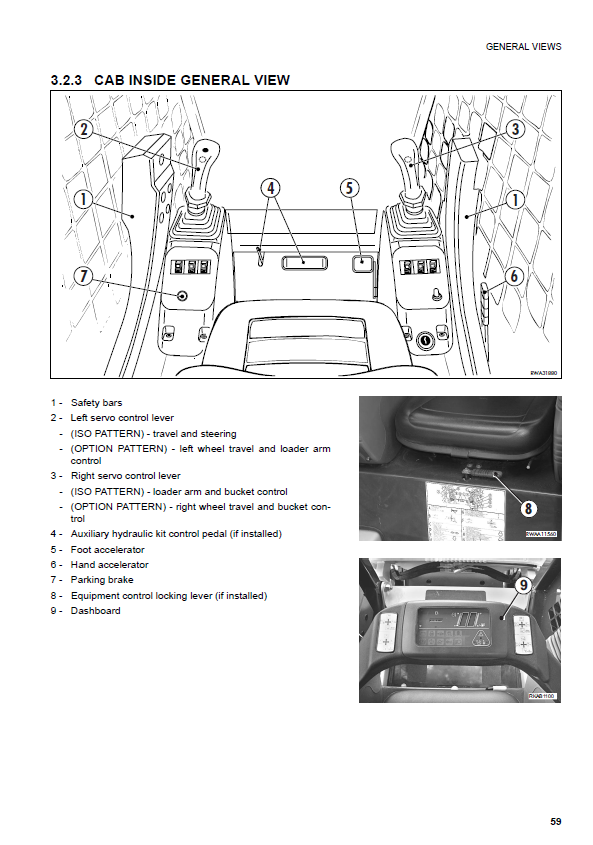 Manual de Operación y Mantenimiento Minicargador Komatsu SK820-5 Turbo - 37BTF50112