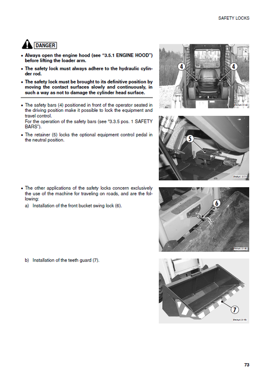 Manual de Operación y Mantenimiento Minicargador SK820-5 Turbo - 37BTF50003