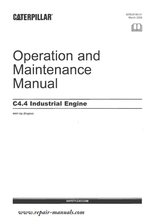 Manual de Operación y Mantenimiento Motores Industriales Caterpillar 4.4