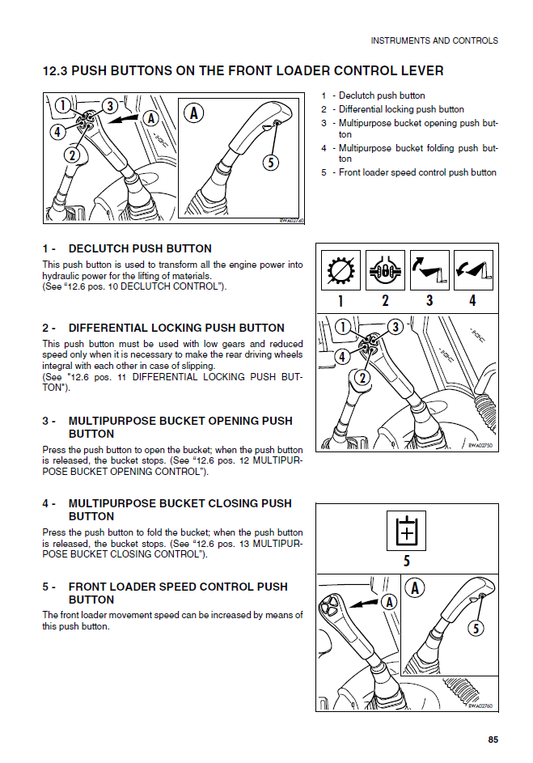 Manual de Operación y Mantenimiento Retroexcavadora Komatsu WB140-2 - 140F11451, WB150-2 - 150F10293