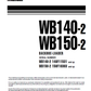 Manual de Operación y Mantenimiento Retroexcavadora Komatsu WB140-2 - 140F11531, WB150-2 - 150F10303