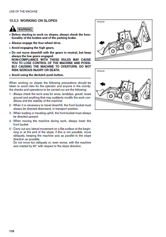 Manual de Operación y Mantenimiento Retroexcavadora Komatsu WB140-2 - 140F11531, WB150-2 - 150F10303