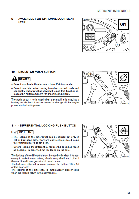 Manual de Operación y Mantenimiento Retroexcavadora Komatsu WB140PS-2 - 140F50001, WB150PS-2 - 150F500001