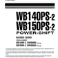 Manual de Operación y Mantenimiento Retroexcavadora Komatsu WB140PS-2 - 140F50092, WB150PS-2 - 150F50020