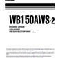 Manual de Operación y Mantenimiento Retroexcavadora Komatsu WB150AWS-2 - 150F80001