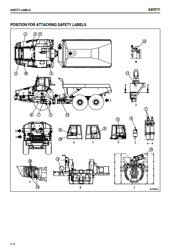 Manual de Operación y Mantenimiento Camión Japones Komatsu HM350-2  S.N 2224-UP