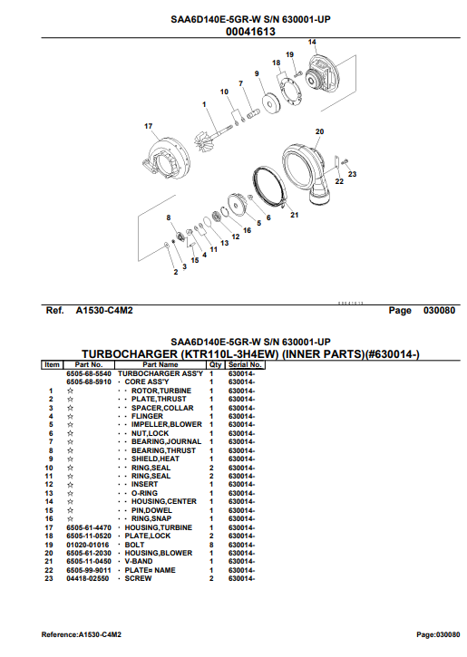 Manual de Partes Bulldozer Komatsu D155A-6