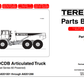 Manual de Partes Camión Articulado Terex TA40 OCDB