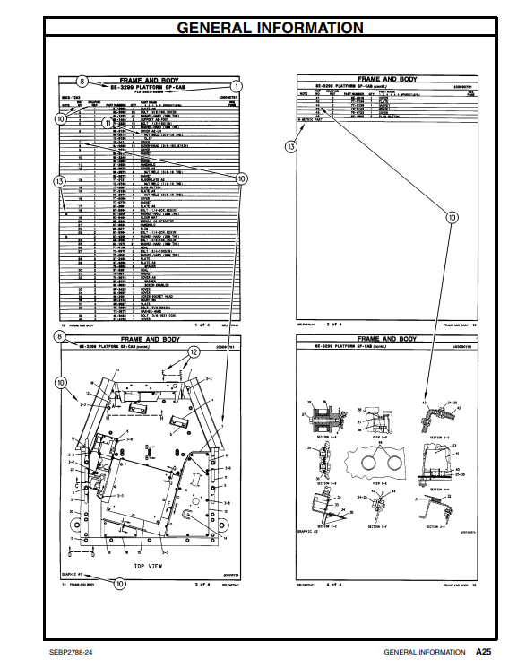 Manual de Partes Camión Minero Caterpillar 785C