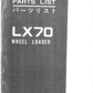 Manual de Partes Cargador de Ruedas Hitachi LX70