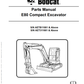 Manual de Partes Excavadora Compacta Bobcat E80