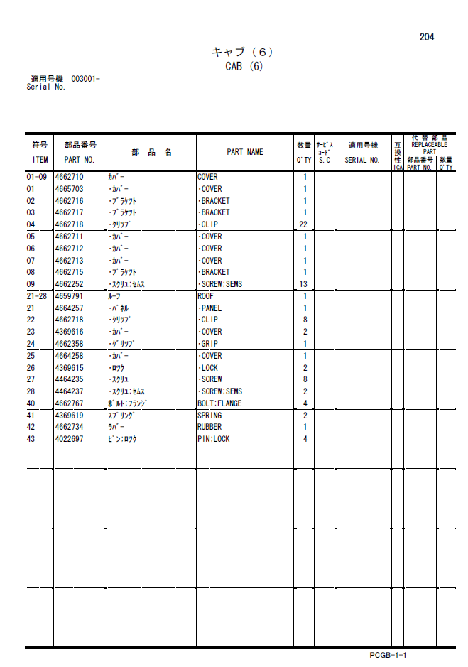 Manual de Partes Excavadora Hitachi ZX170W-3