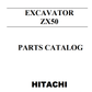 Manual de Partes Excavadora Hitachi ZX50