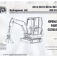 Manual de Partes Mini Excavadora JCB 8014, 8015, 8016, 8017, 8018