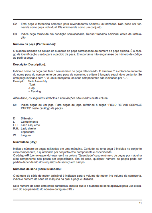 Manual de Partes Excavadora Komatsu PC210-10M0 , PC210LC-10M0