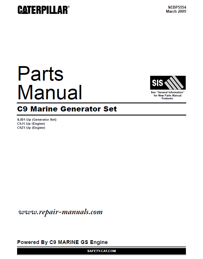 Manual de Partes Generador Marino Caterpillar C9