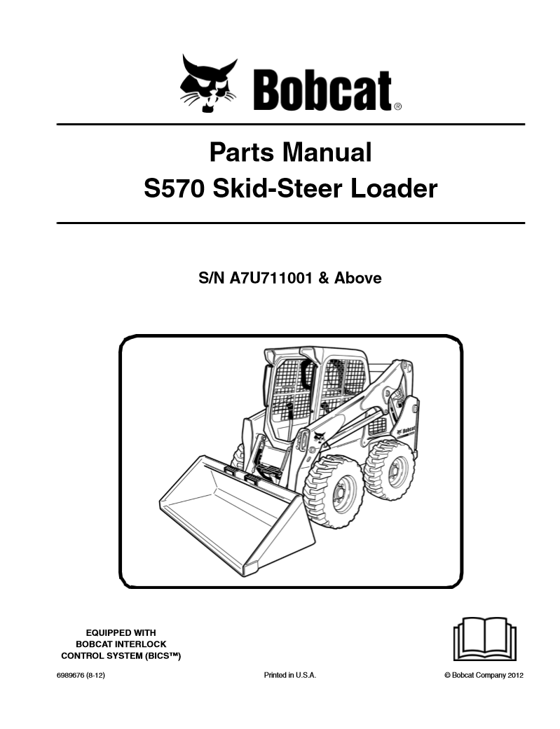 Manual de Partes MiniCargador Bobcat S570 – manualesdemaquinaria