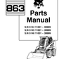 Manual de Partes Minicargador Bobcat 863