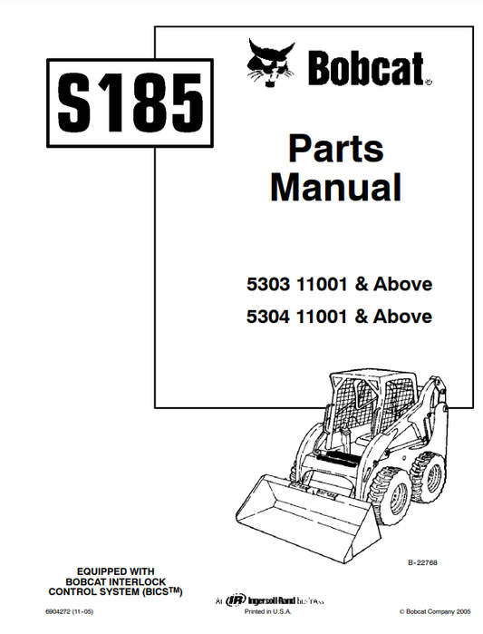 Manual de Partes Minicargador Bobcat S185