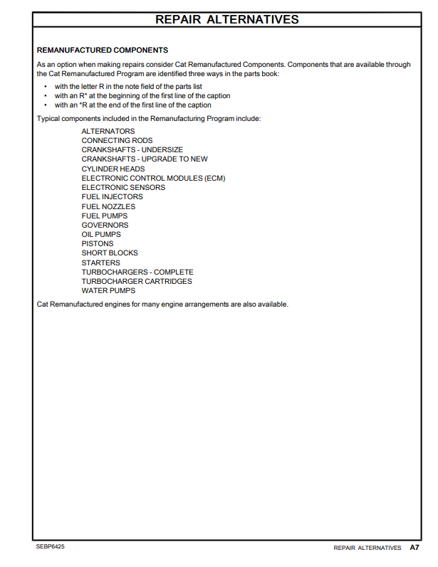 Manual de Partes Minicargador Caterpillar 236D