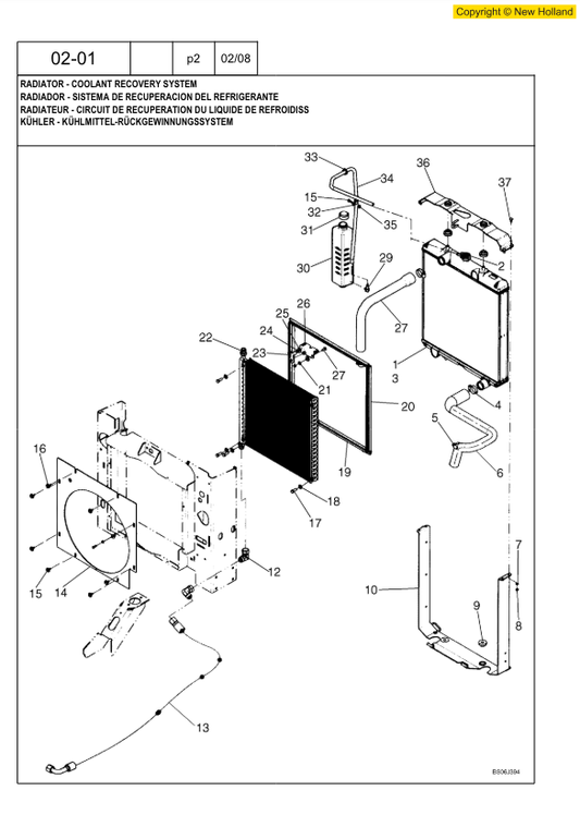 Manual de Partes Minicargador New Holland L175, C175