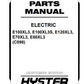 Manual de Partes Montacarga Hyster E100XL3, E100XL3S, E120XL3, E70XL3, E80XL3 (C098)