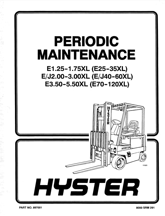 Manual de Partes Montacarga Hyster E25, E30, E35XL (C114)