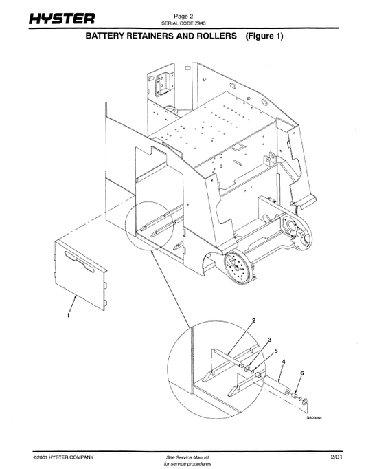 Manual de Partes Montacarga Hyster E30FR-24, E30FR, E35FR, E40FR, E45FR, E50FR (Z943)