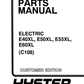 Manual de Partes Montacarga Hyster E40XL, E50XL, E55XL, E60XL (C108)