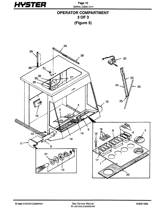 Manual de Partes Montacarga Hyster H45-50-55-60-65XM