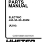 Manual de Partes Montacarga Hyster J40, J50, J60, J65XM (A216)
