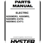Manual de Partes Montacarga Hyster N25XMDR3, N30XMR3, N40XMR3, N50XMA3 (C470) (C471)