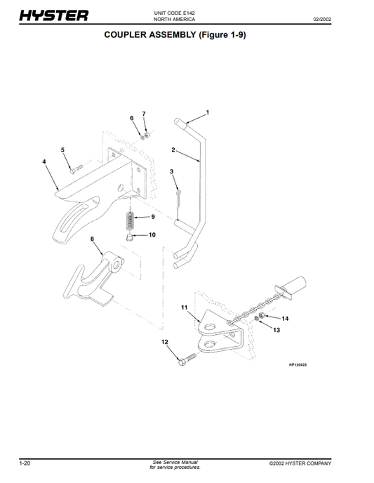 Manual de Partes Montacarga Hyster T5XT (E142)