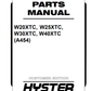 Manual de Partes Montacarga Hyster W20XTC, W25XTC, W30XTC, W40XTC (A454)