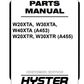 Manual de Partes Montacarga Hyster W20XTR, W30XTR, W40XTR, W20XTR, W30XTR (A453) (A455)