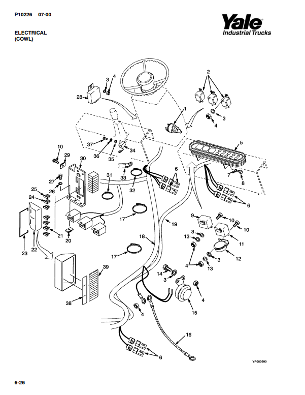Manual de Partes Montacarga Yale A875 (GLP 050 TG, GLP 060 TG, GP 050 TG, GP 060 T)