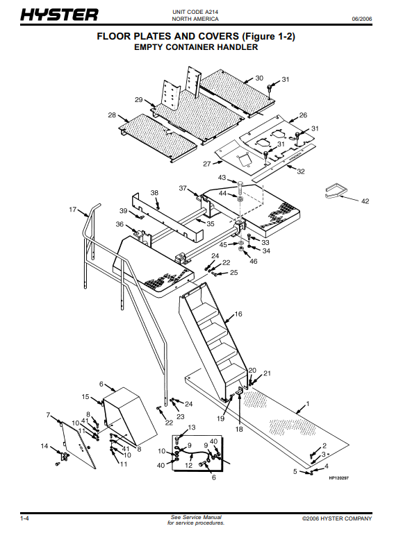 Manual de Partes Montacargas Hyster A214