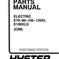 Manual de Partes Montacargas Hyster E70, E80, E100, E120XL, E100XLS (C98)