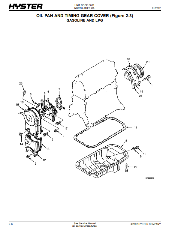 Manual de Partes Montacargas Hyster H300, H300HD. H360HD-EC (F019)