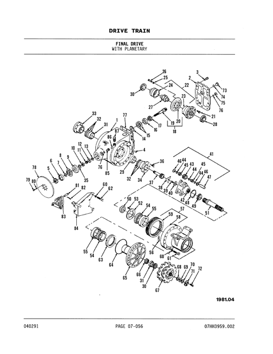 Manual de Partes Motoniveladora Galión 850
