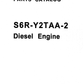 Manual de Partes Motor Diesel Mitsubishi - Hitachi S6R-Y2TAA2