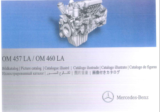 Manual de Partes Motor Mercedez OM457LA, OM460LA